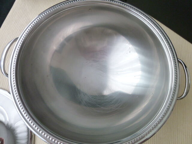 Soup bowl or vegetable in solid stainless steel Guy Degrenne