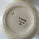 HBCM Sugar Bowl and Milk Jug Duo - Vintage Cream and Brown Earthenware