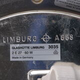Glass Flush Mount or Sconce by Helena Tynell for Glashütte Limburg, 1960s