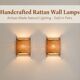 Wicker Wall Lamp