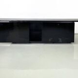 Lodovico Acerbis, Giotto Stoppino Sheraton sideboard in glossy black lacquer