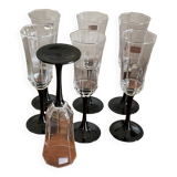 Esso Luminarc octagonal stemware