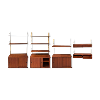 Teak shelving system danish