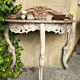 Antique patinated console