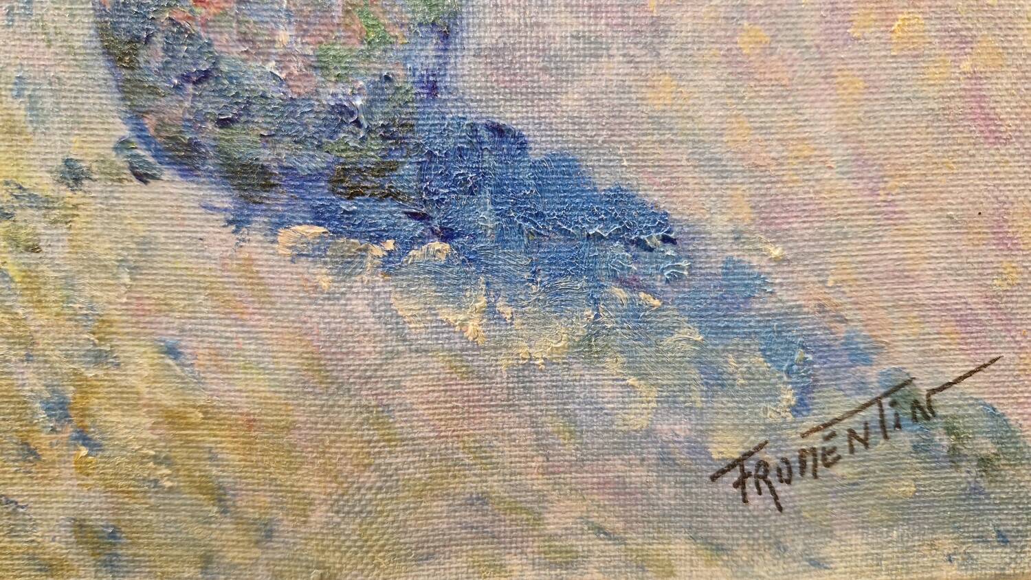 Still life blue bouquet