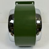 Vintage green citizen double-sided navy wall clock, 1980s