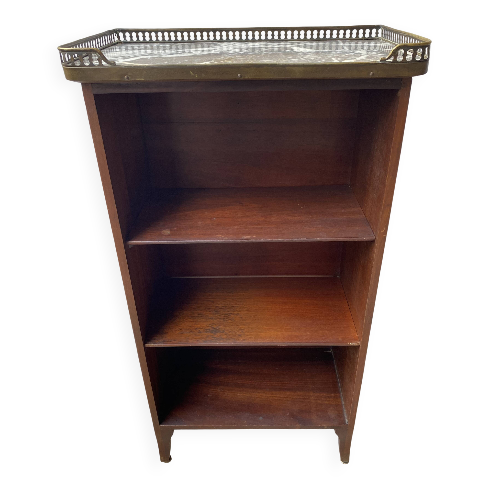 Mahogany and marble desk