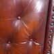 Particularly sturdy library armchair with studs - armchair