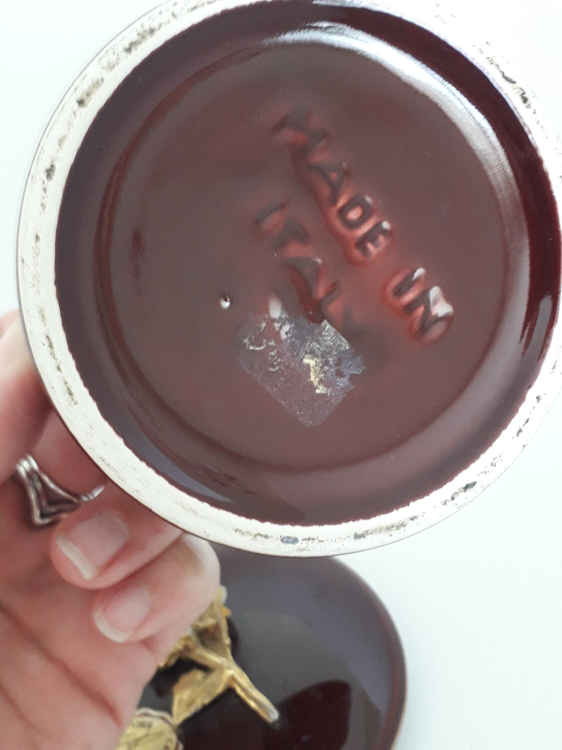 Ceramic jewelry box