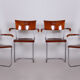 Set of Two Restored Bauhaus Armchairs, Mart Stam, Beech Plywood, Germany, 1930s