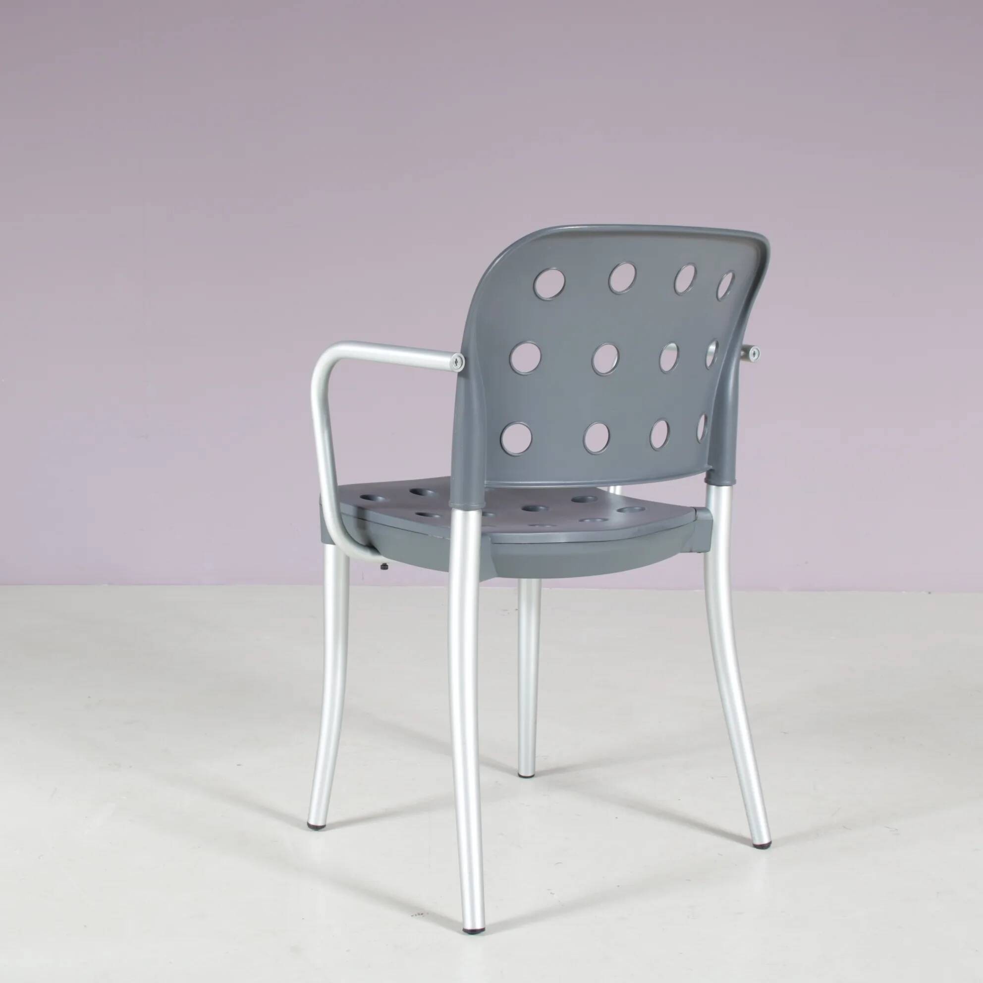 Set of 4 "Minni" chairs from the 1980s by Antonio Citterio for Halifax, Italy