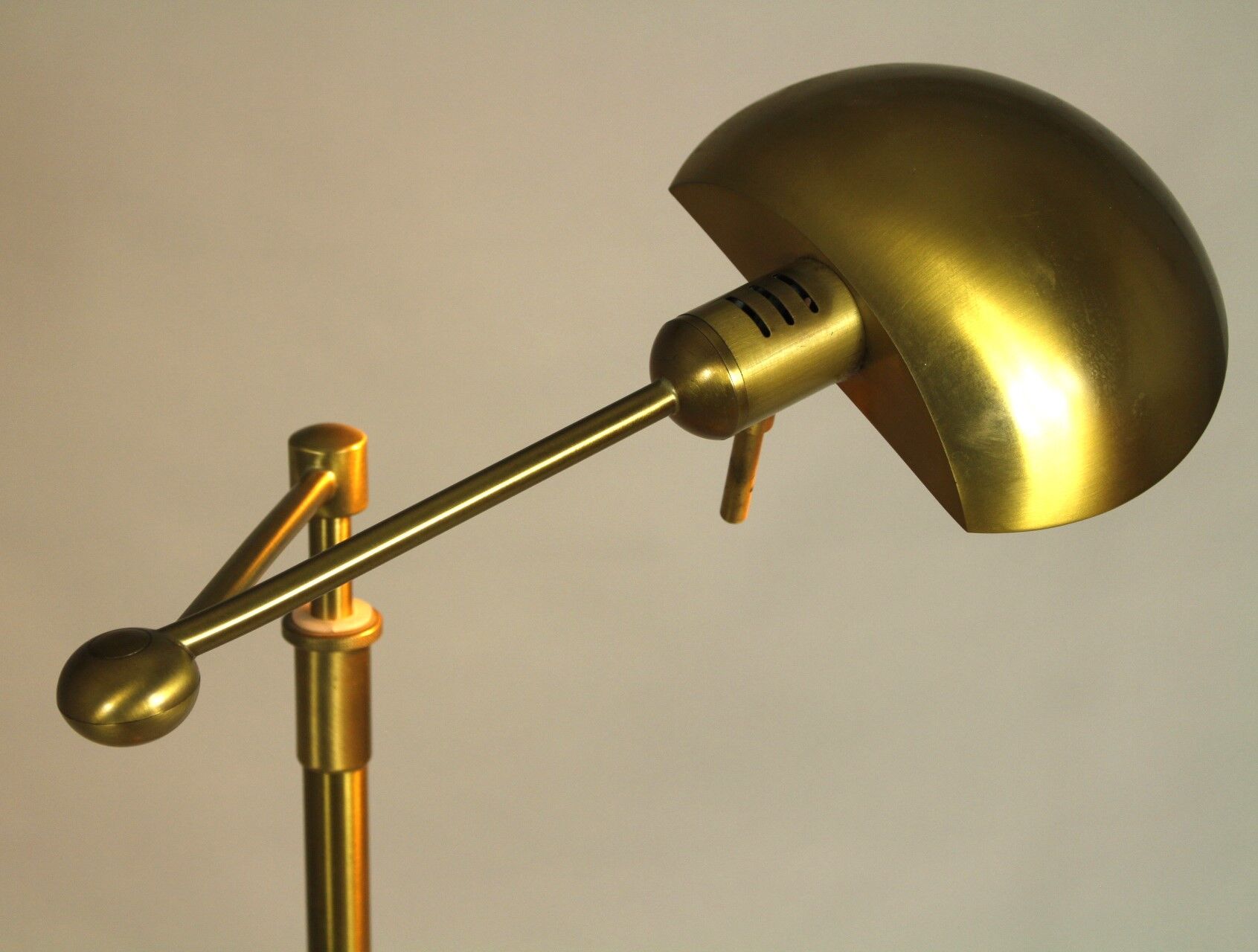 Brass Floor Lamp from Holtkötter Leuchten, 1980s