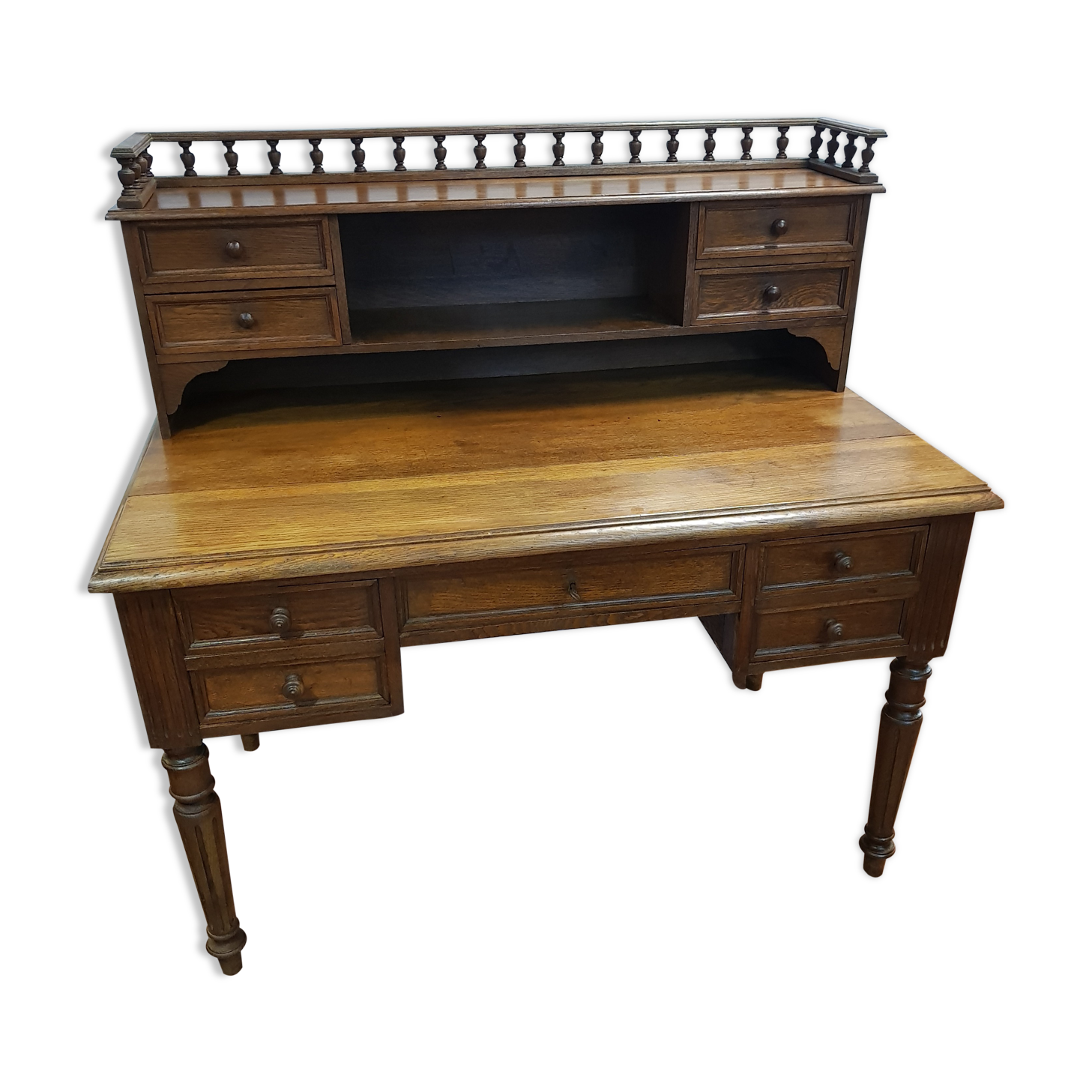 Old oak desk