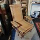 Long chair in rattan circa 1960 vintage