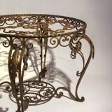 Table basse vintage fer forgé -1940