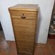 Art Deco curtain cabinet from the 1930s in oak with interior drawers, 120cm H.