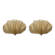 Pair of Mid-Century Modern Style Murano Glass Shell Sconces