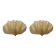 Pair of Mid-Century Modern Style Murano Glass Shell Sconces