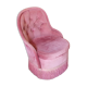 Pink toad armchair