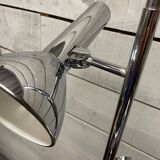 Chrome floor lamp with 3 vintage design spotlights from the 70s