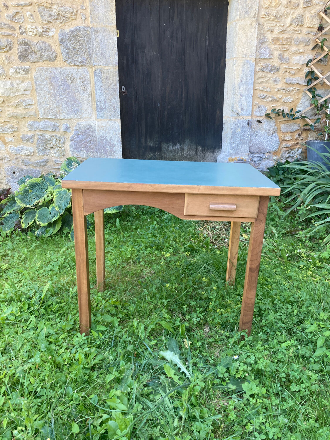 Wooden desk