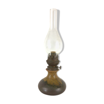 Jean Cacheleux sandstone oil lamp