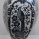 Vase en faience de Delft Royal Sphinx - decor oiseau bleu