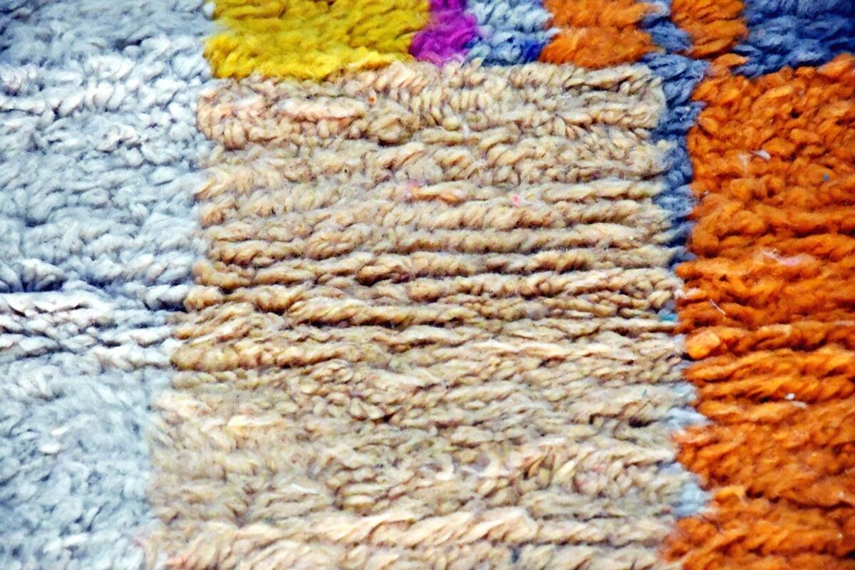 Moroccan Berber carpet hallway Boujaad 304 x 85 cm new