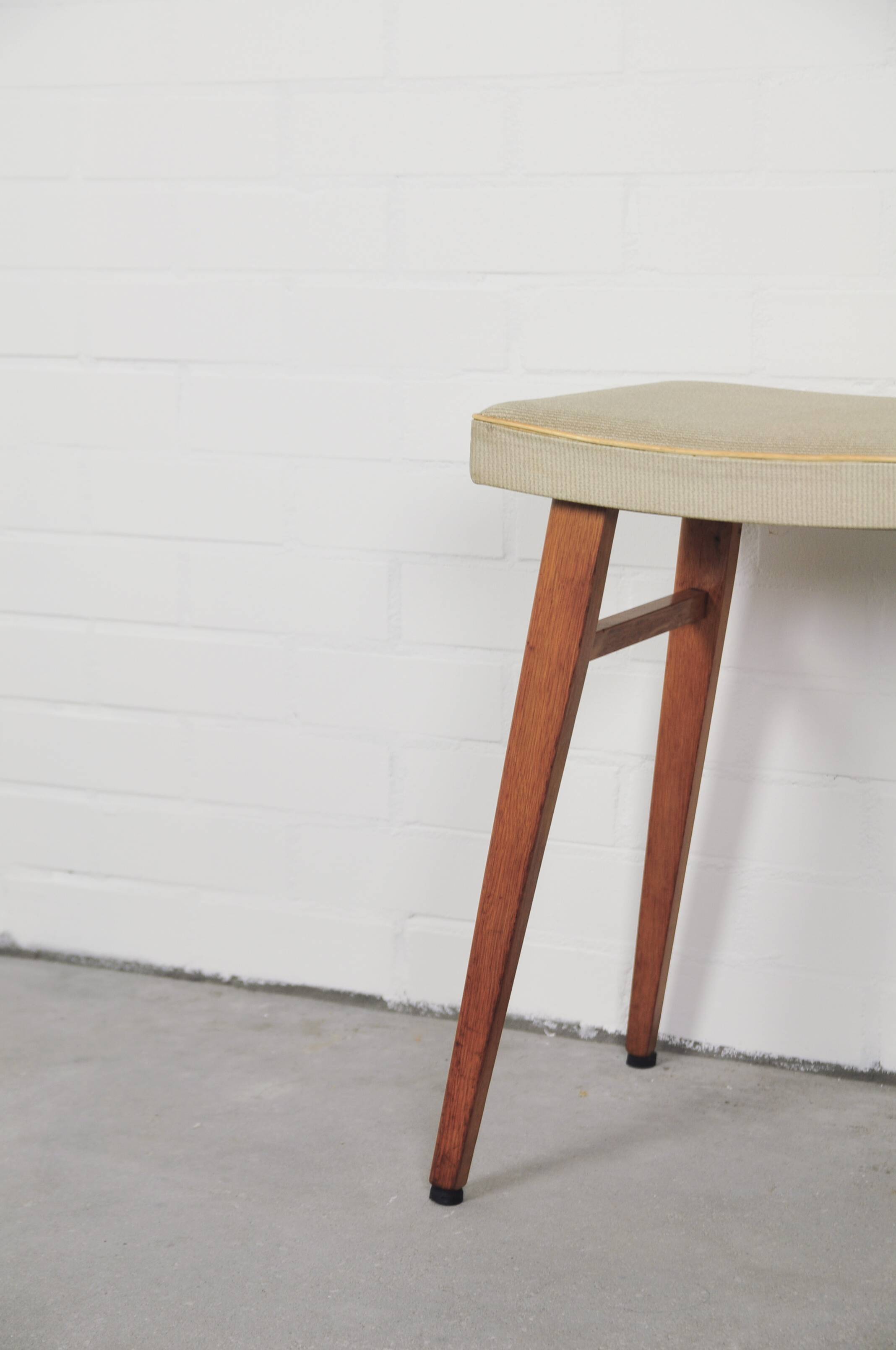 Beige high vintage stool