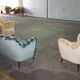 Sofa sofa 'Arc' club organic kidney years 50-60