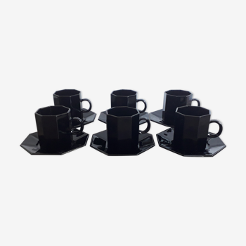 Esso black arcoroc coffee service