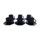 Esso black arcoroc coffee service