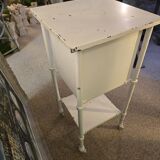 Metal bedside table