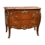 Jumper dresser dresser in louis XV marquetry around 1900