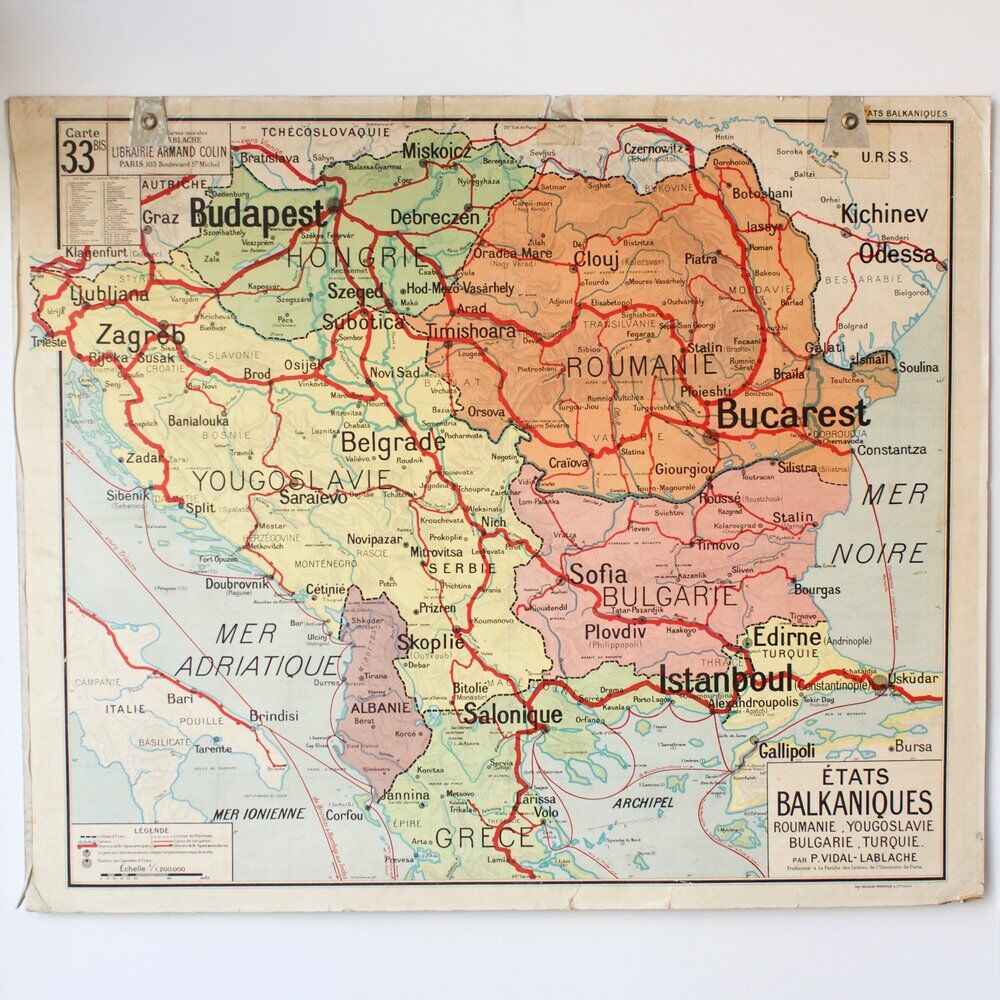 French school of the 1960s map