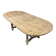 Solid oak farmhouse table with extensions