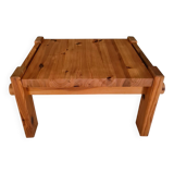 Modern Scandinavian coffee table in pine by Yngve Ekström