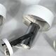 Stilnovo Milano, set of five orientable wall lights from 50s