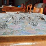 Saint Louis cups diamond model 1930 to 1940