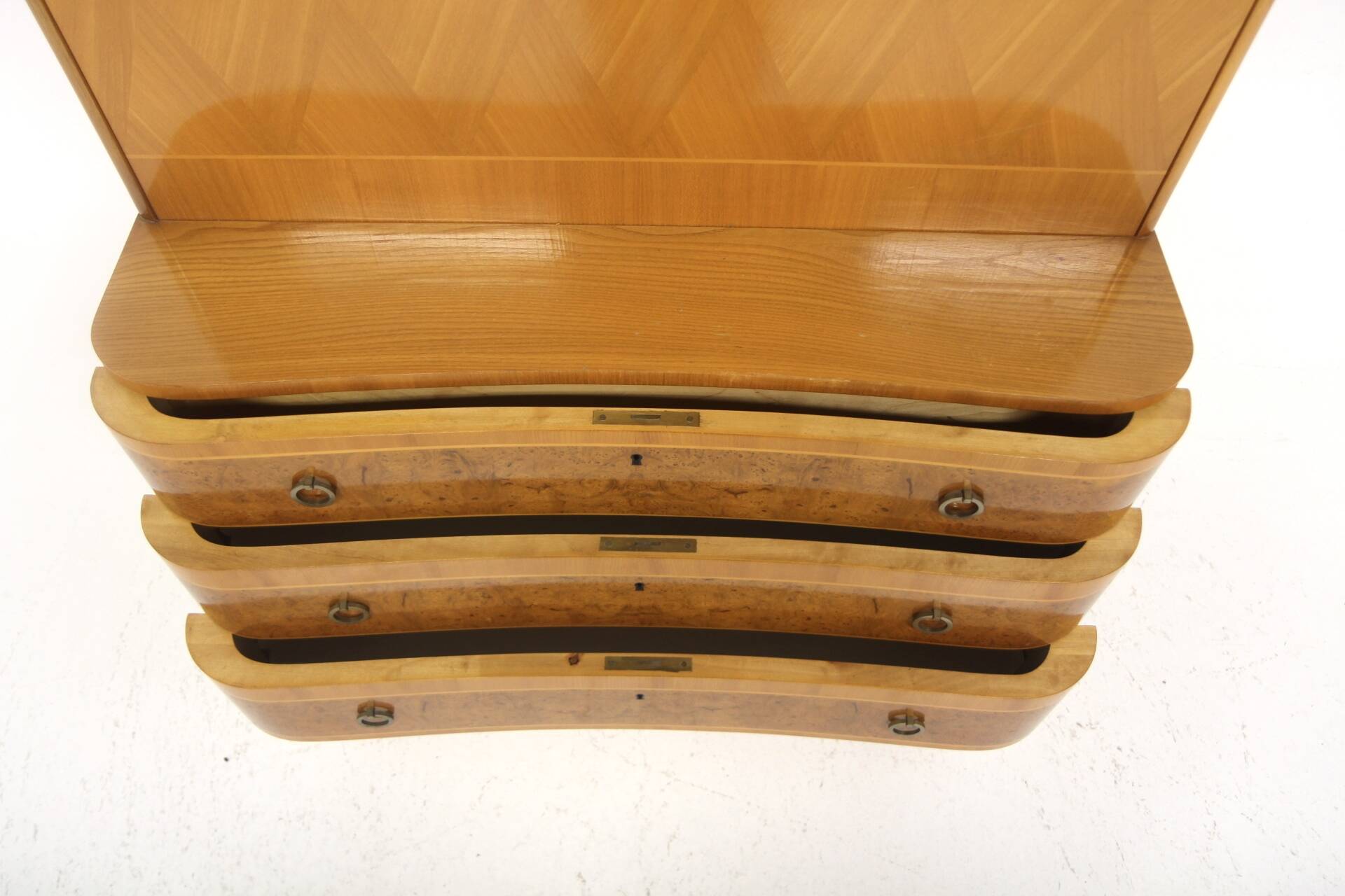 Secrétaire scandinave en orme, Swedish modern, Suède, 1940