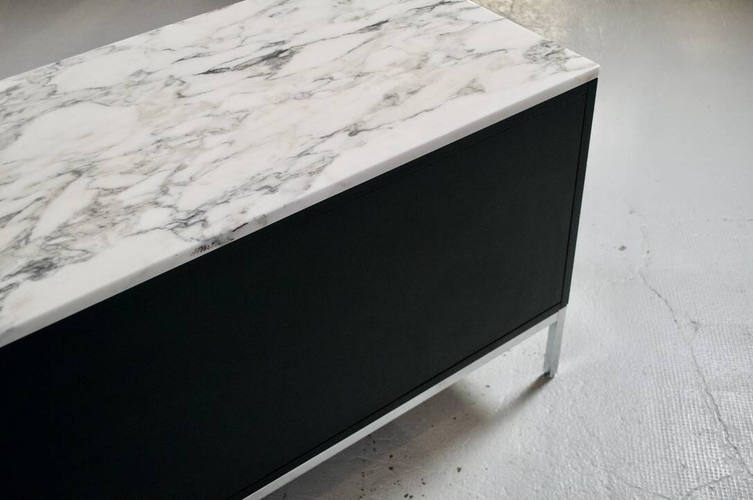 BLACK OAK AND FLORENCE MARBLE SIDEBOARD KNOLL 2000 KNOLL INTERNATIONAL PUBLISHER