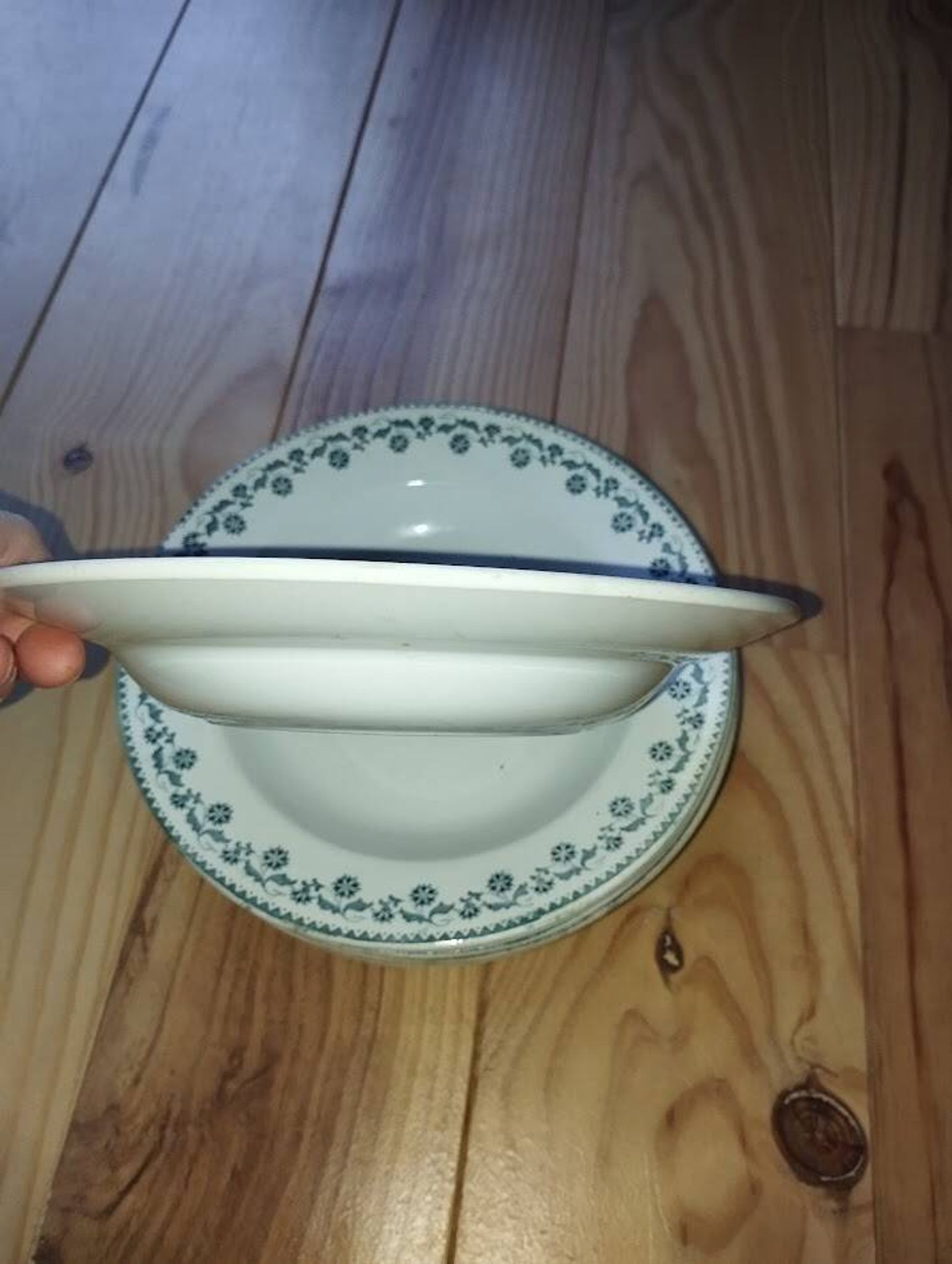 Assiettes Creuses “Georgette” Terre de Fer (6 pièces)