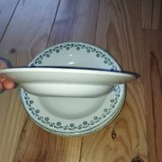 Assiettes Creuses “Georgette” Terre de Fer (6 pièces)