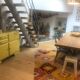 solid wood buffet, compass feet