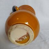 Ceramic vase from the french manufacturer vallauris. vintage 70s.