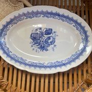 Oval ironstone dish stamped Laveno