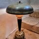Vintage Art Deco Table Lamp – Copper, Brass & Bakelite – Mushroom Shade – 1920s