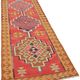 Turkish Handwoven Vintage Herki Kilim 98 cm x 326 cm