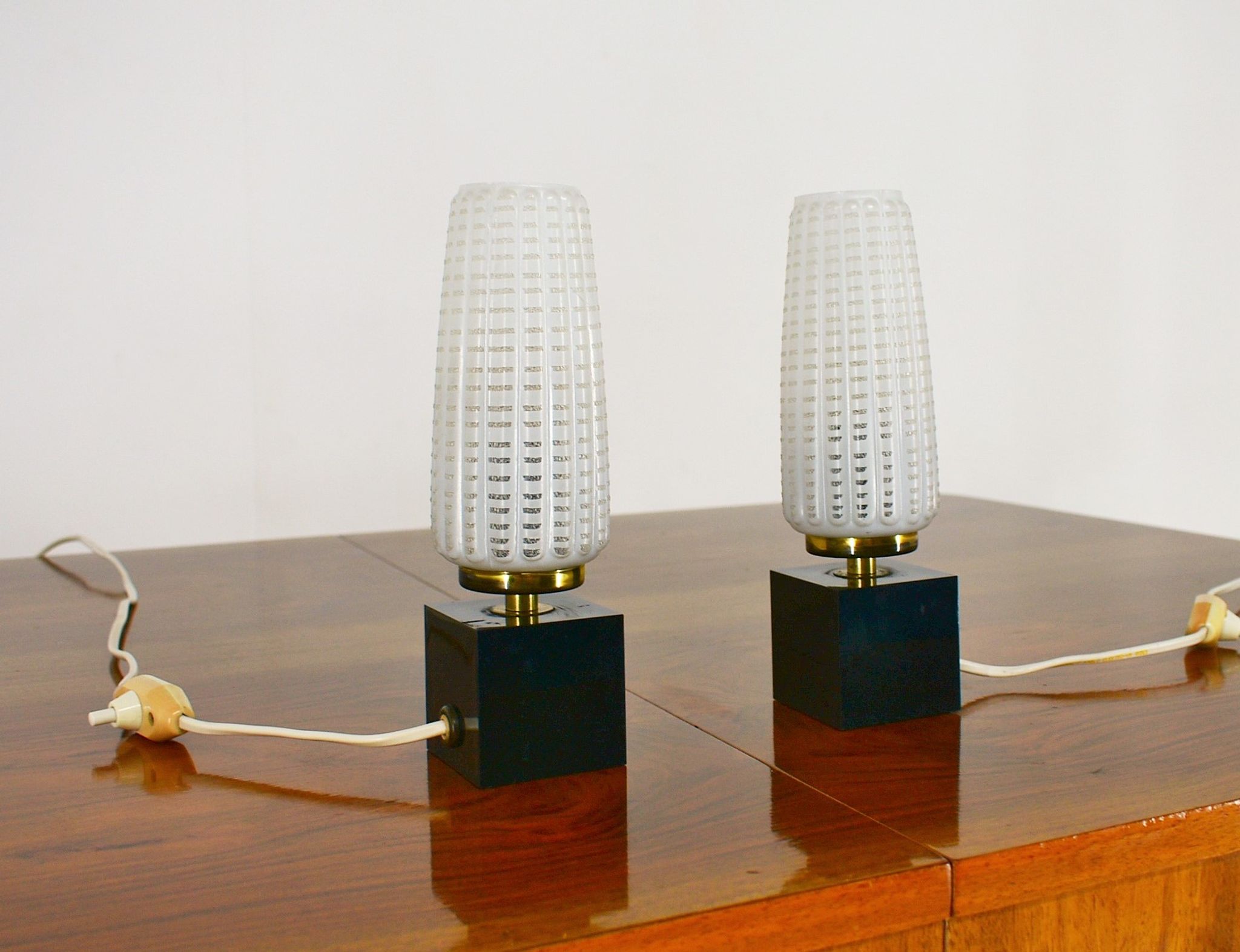 Paire de lampes de table du milieu du siècle, années 1960