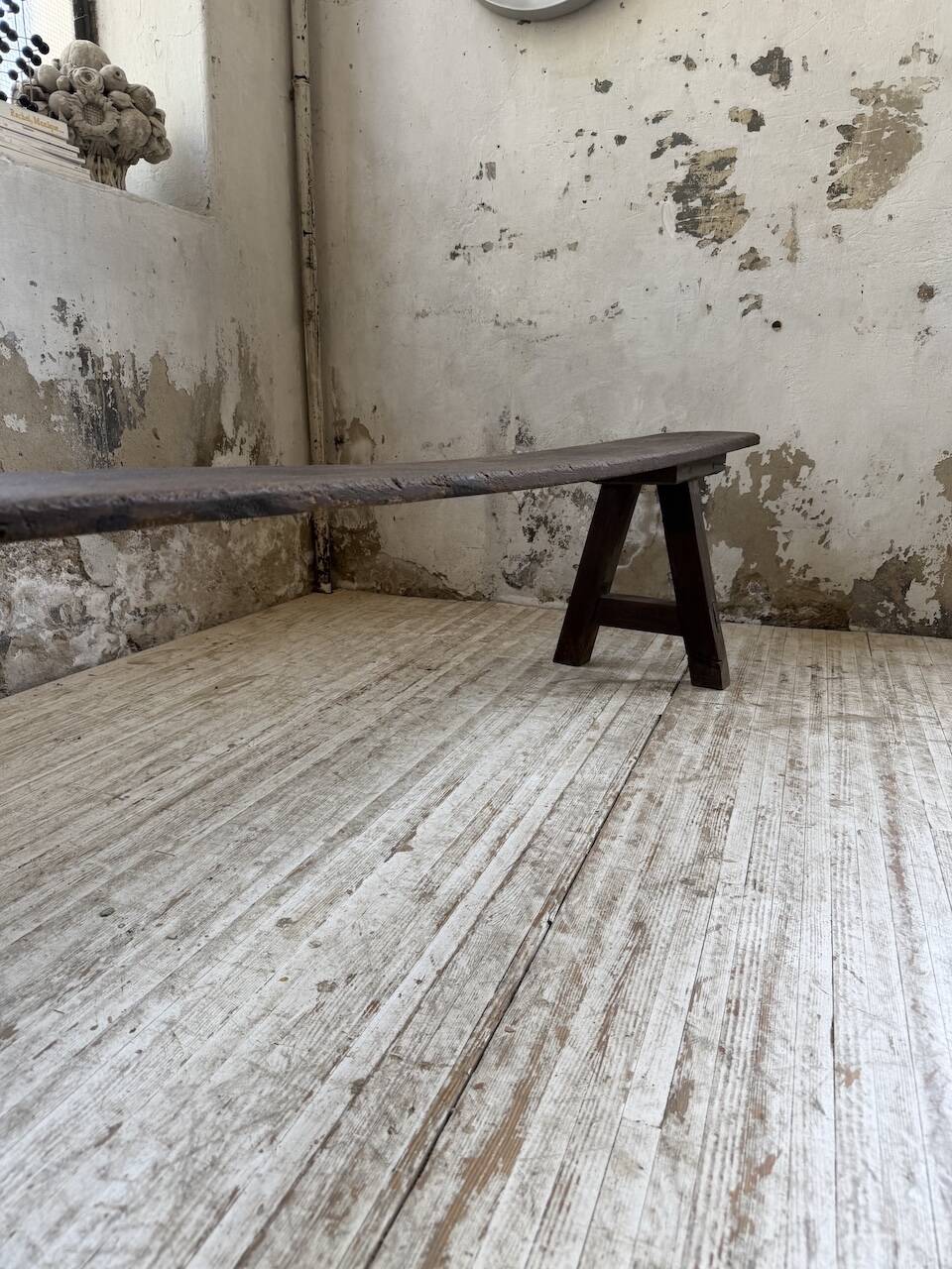 Oak farm bench 1950 220cm